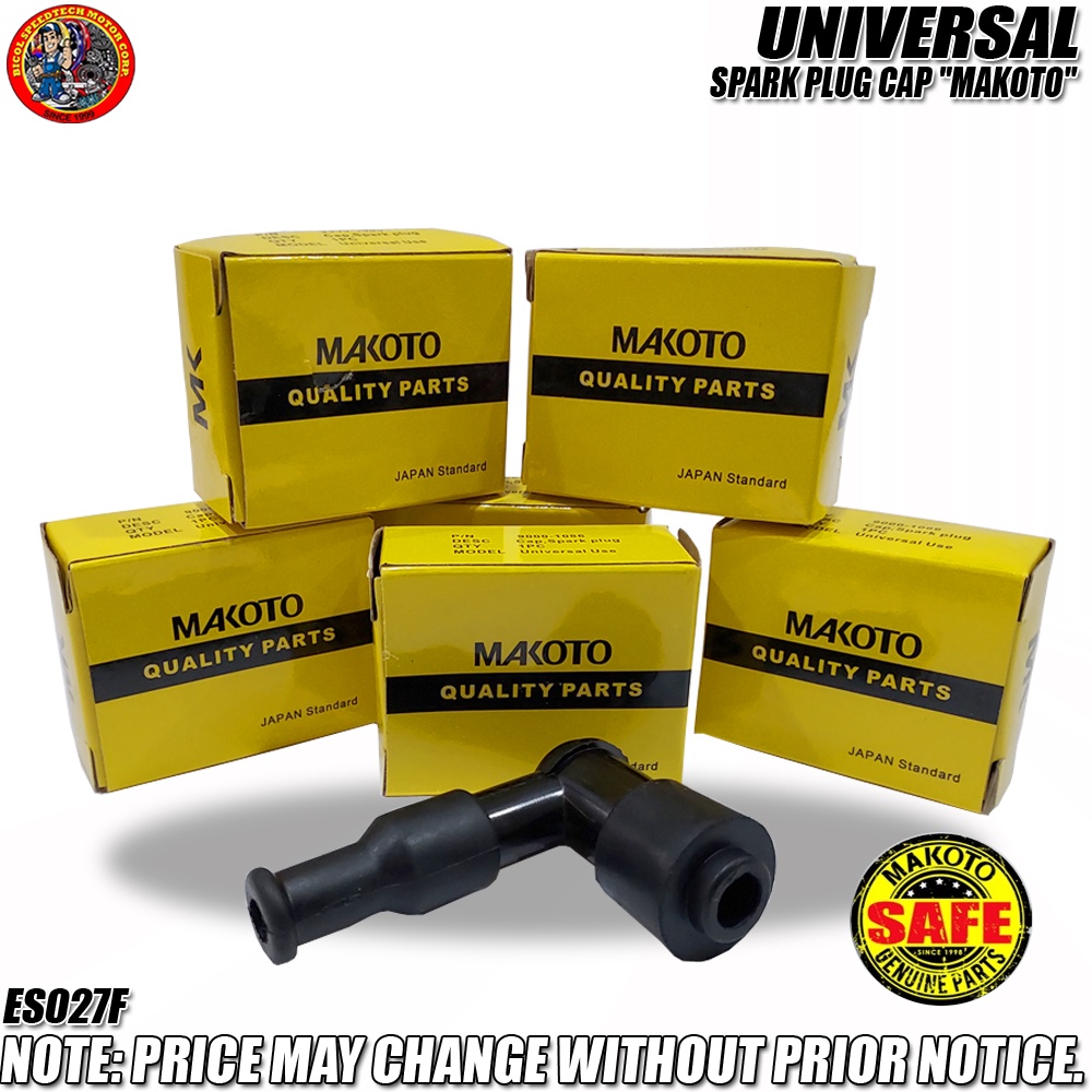 UNIVERSAL MAKOTO SPARK PLUG CAP (ES027F) Shopee Philippines