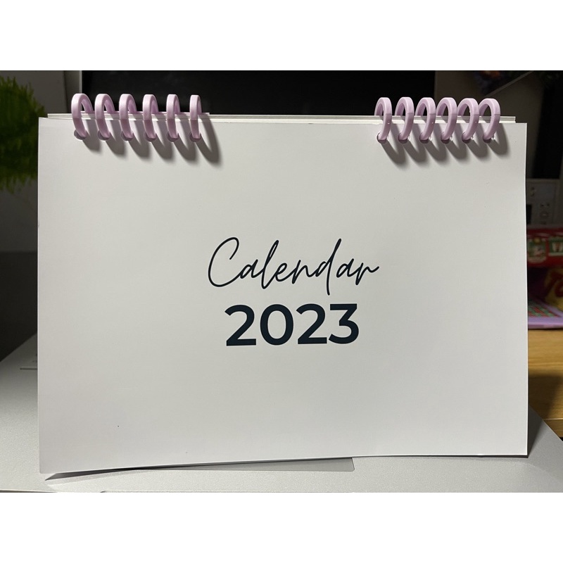 Desk Calendar With Foldcote Standee | Shopee Philippines