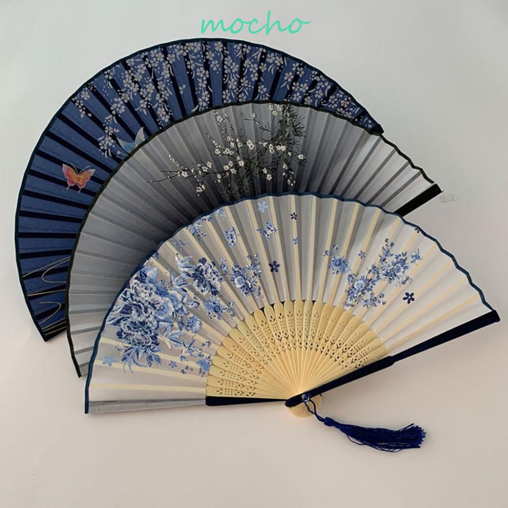 MOCHO Folding Fan 1 pcs Quality Bamboo Wooden Vintage Style Summer Gift ...