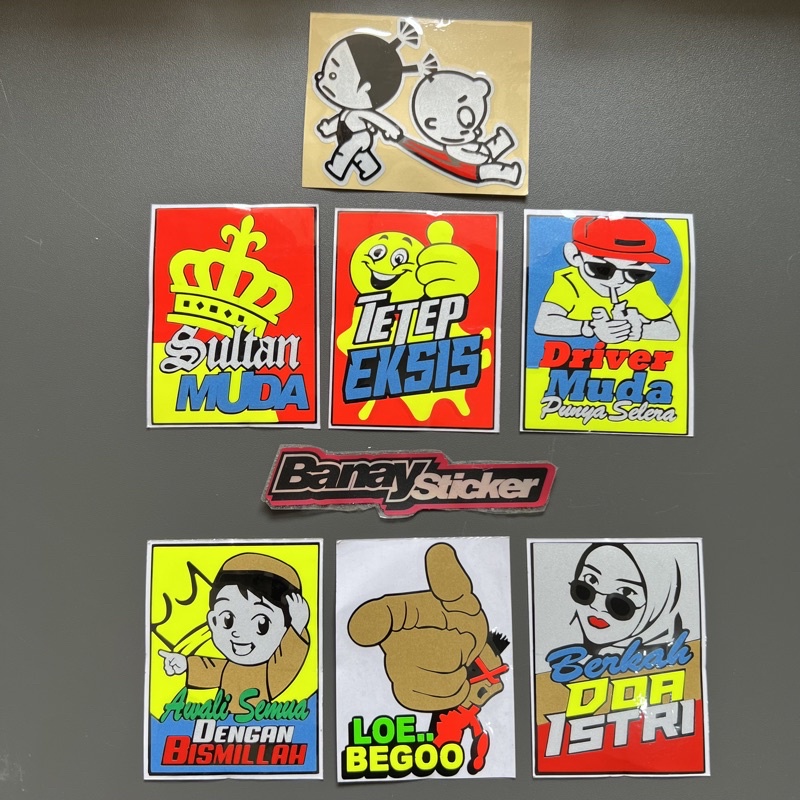 STICKER STICKER BLESSING PRAYER WIFE YOUNG DRIVER YOUNG SULTAN Cutting ...