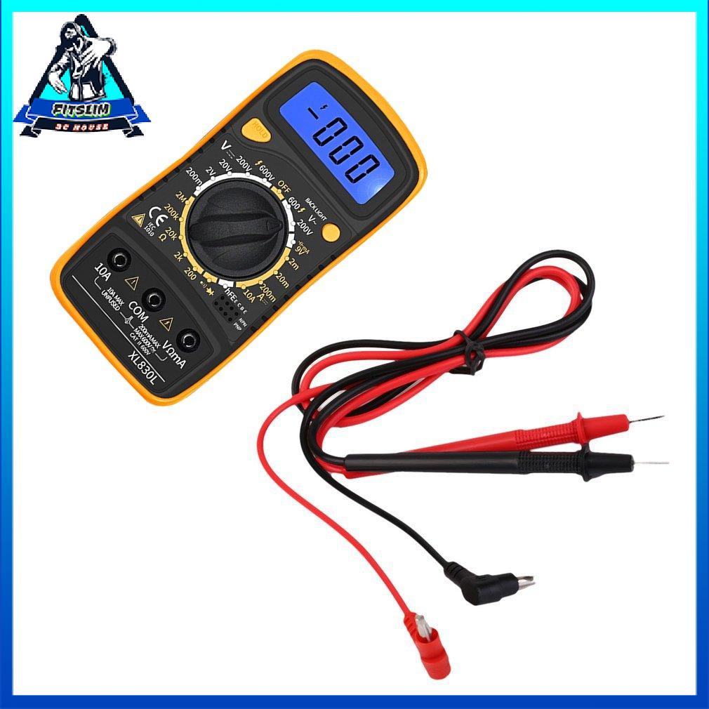 Auto Polarity Display Digital Multimeter Xl830L Volt Meter Ammeter
