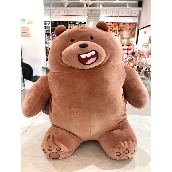 We bare bears Doll(grizzly) | Shopee Philippines