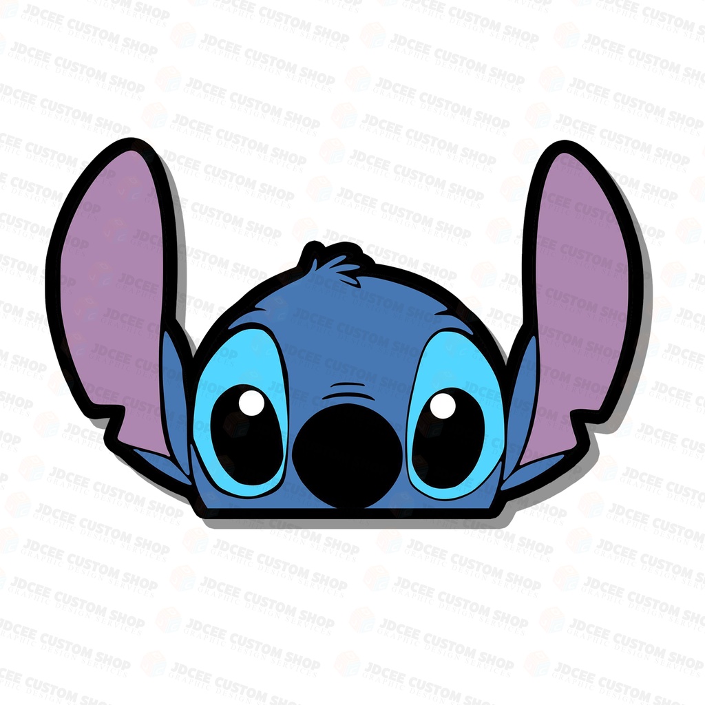 AQUAFLASK PEEKER STICKERS Disney Stitch Character Waterproof | Shopee ...