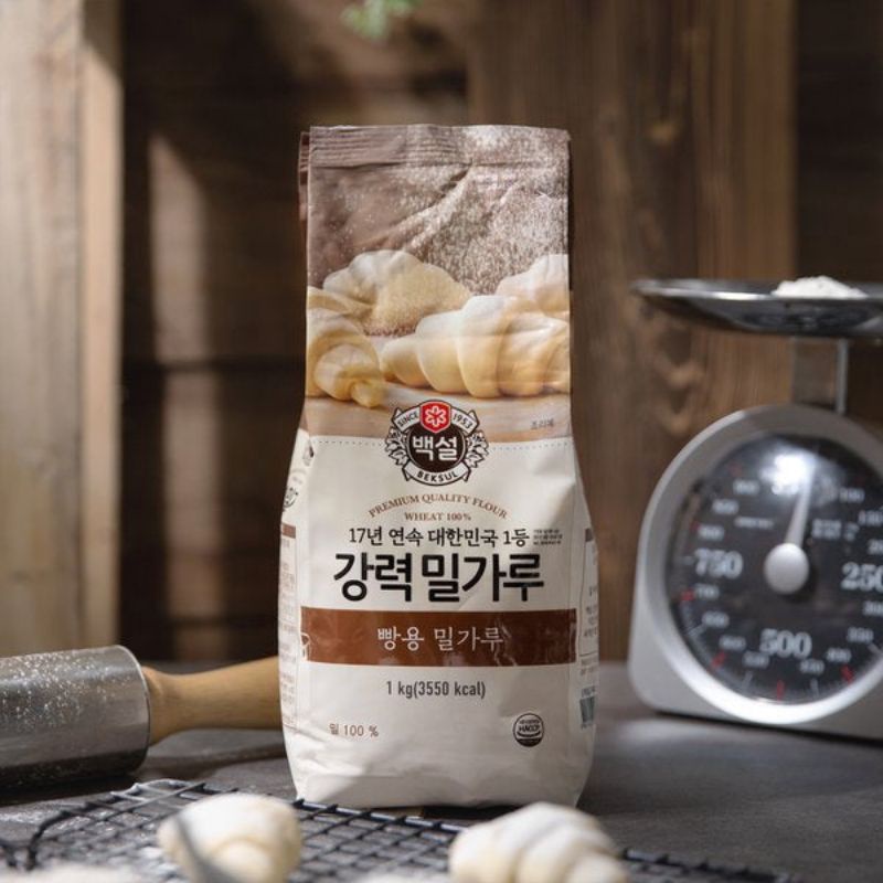 Bread Flour 1kg Korean Beksul Strong Flour Bread Making Flour Shopee Philippines