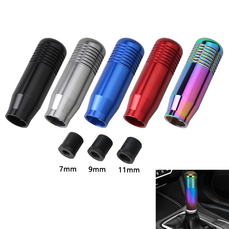 5 Color Universal Car Aluminum Manual Gear Shift Knob Stick Manual 