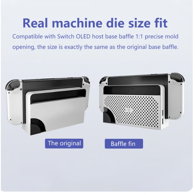 Nintendo Switch Oled Dock Heat Sink Protector Antiscratch Heat