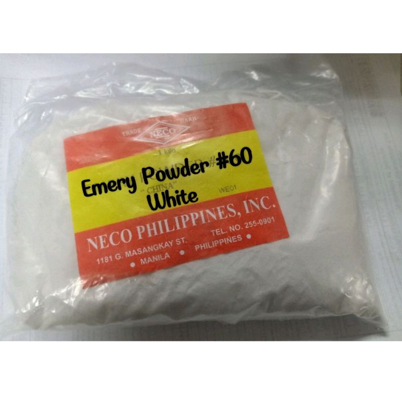 WHITE EMERY POWDER, Grit 60 1kg/pack | Shopee Philippines