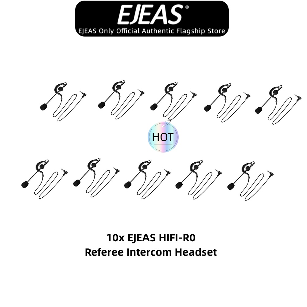 HIFIR0 Referee Ear Hook Monaural Earphone Microphone for Bluetooth