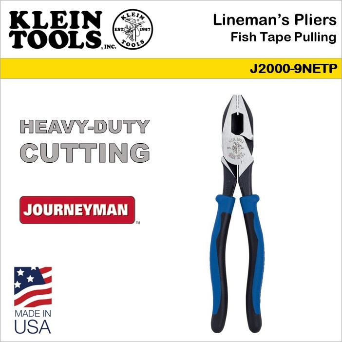 Klein Tools Lineman's Pliers Fish Tape Pulling Shopee
