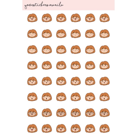 Planner Stickers - Girl’s Emotions | Shopee Philippines