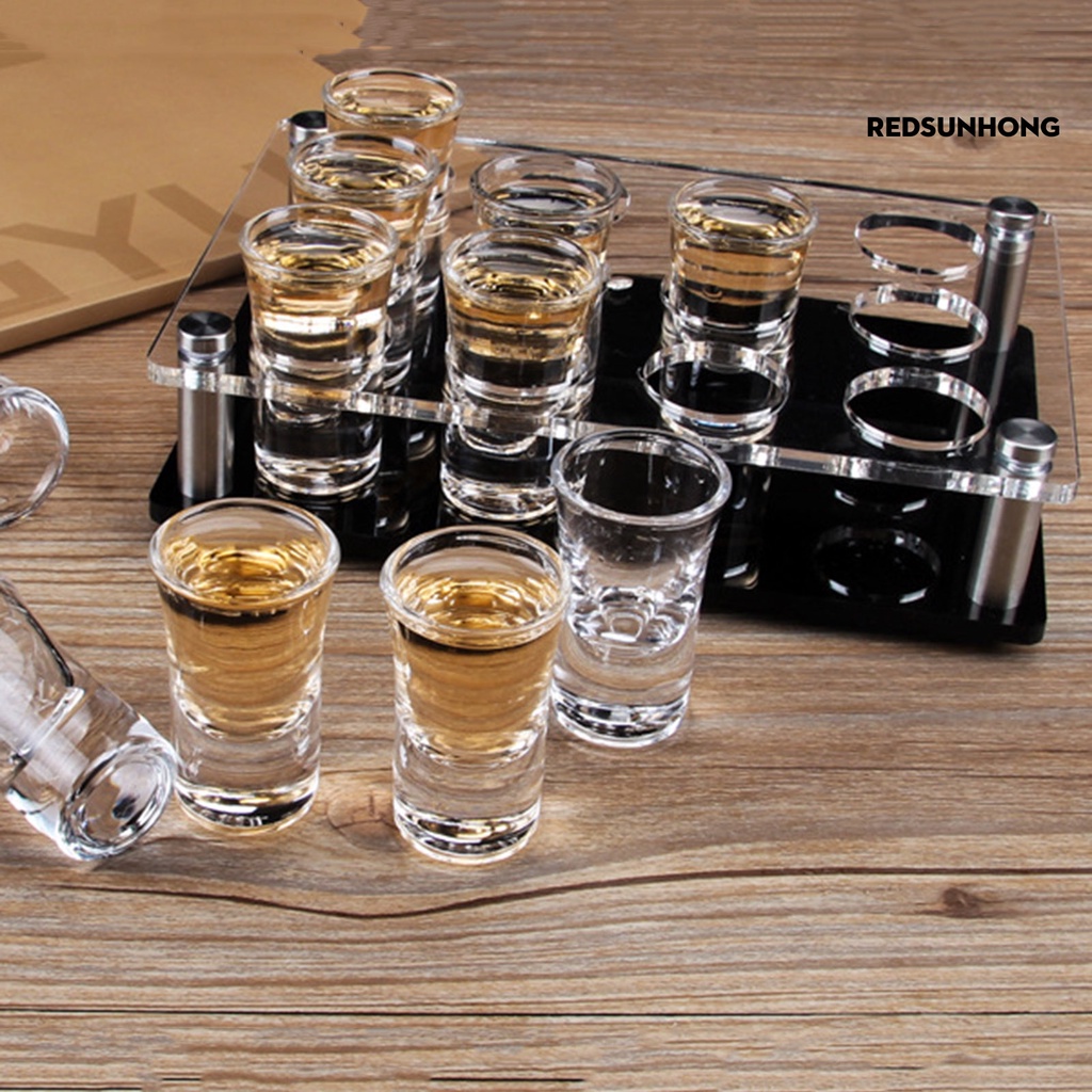 COD Wine Cup Holder High Stability Transparent Lightweight Square Heavy ...