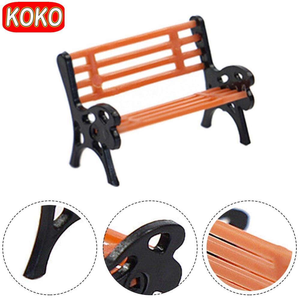 12pcs Model Train 1:50 Bench Chair Settee Street Park Layout | Shopee ...