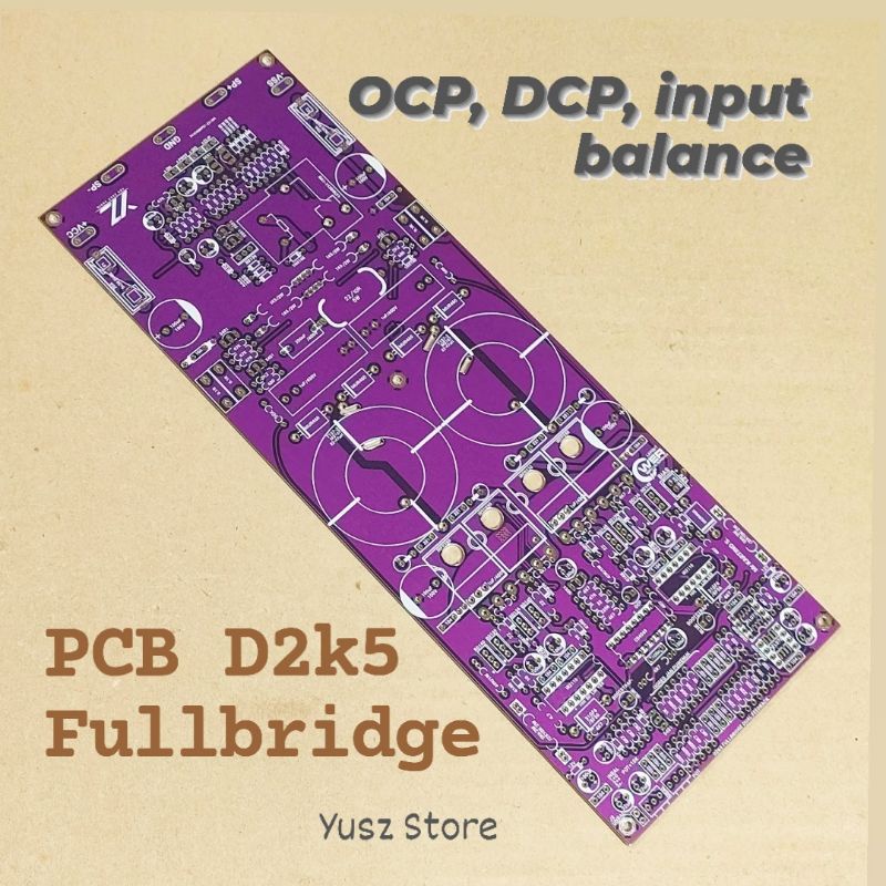 Pcb D2K5 Fullbridge Class D 2k5 Power Amplifier | Shopee Philippines