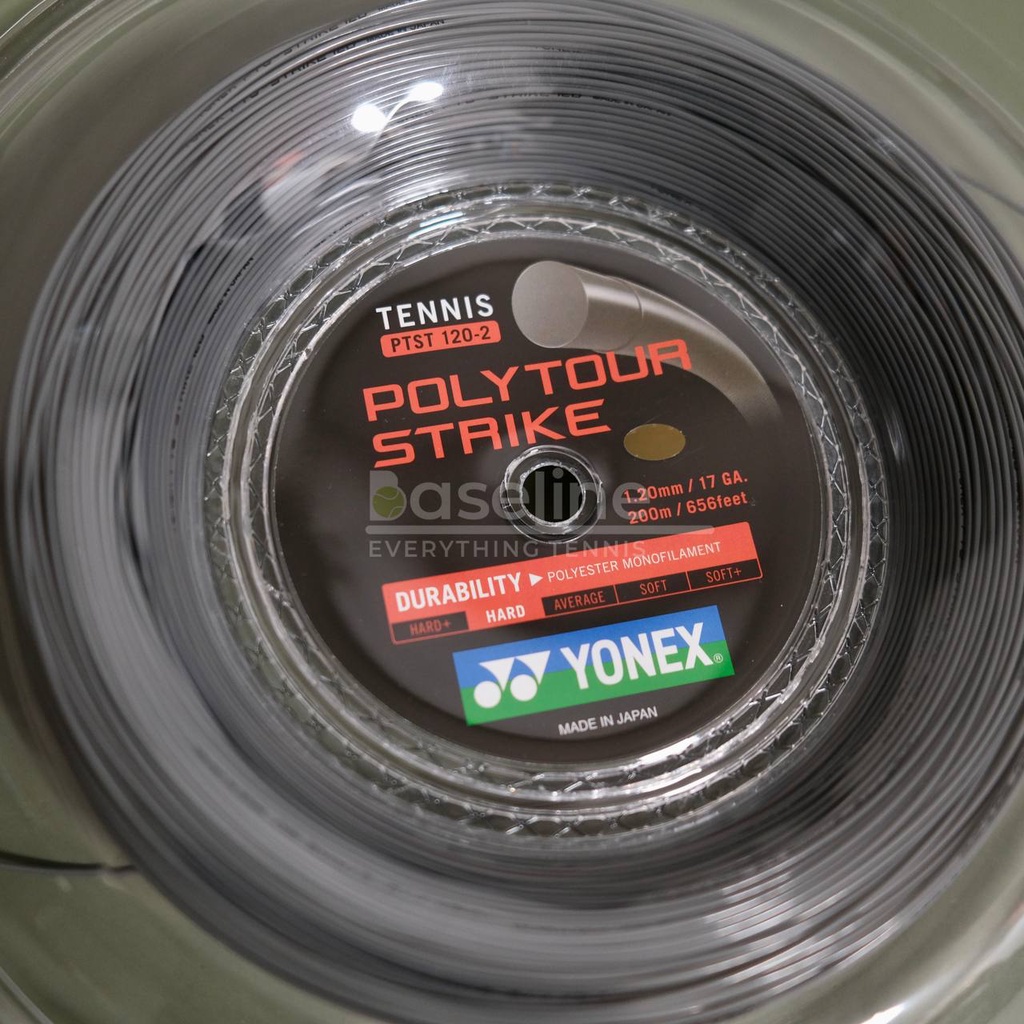 Original Yonex Polytour Strike 17G Tennis String (Cut From Reel - 40ft ...