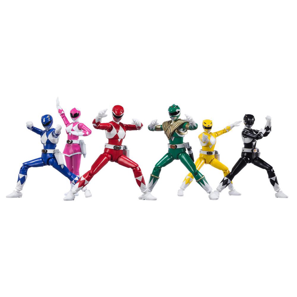 Pbandai Shodo Mighty Morphin Power Rangers Zyuranger Set Shopee Philippines