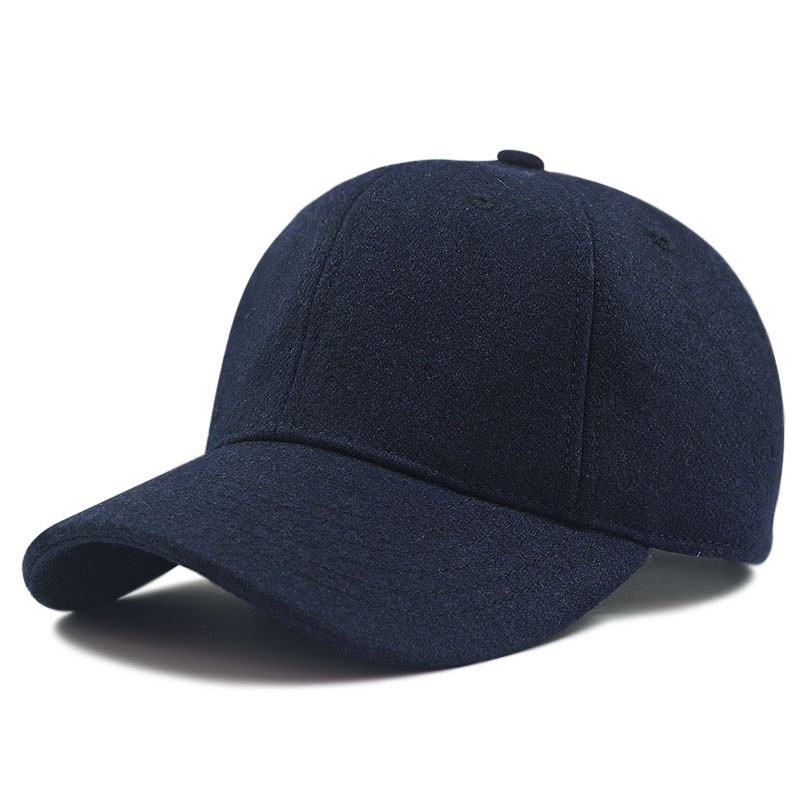 Baseball Cap winter wool Snapback Hat big size 60-65 cm Sun hat ...