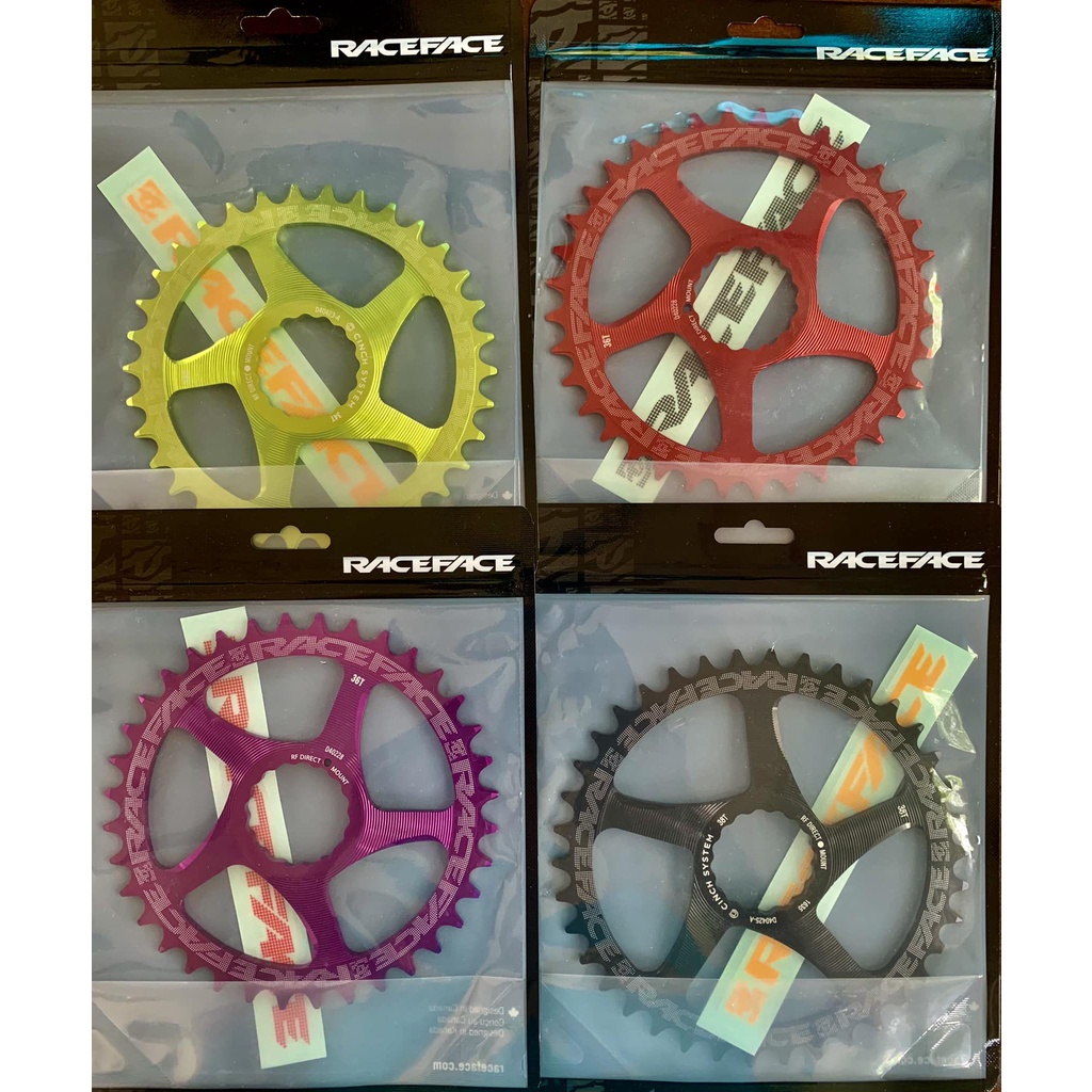 Race Face Red Direct Mount Narrow-Wide MTB Chainring – 36 Zähne, CNC-Aluminium