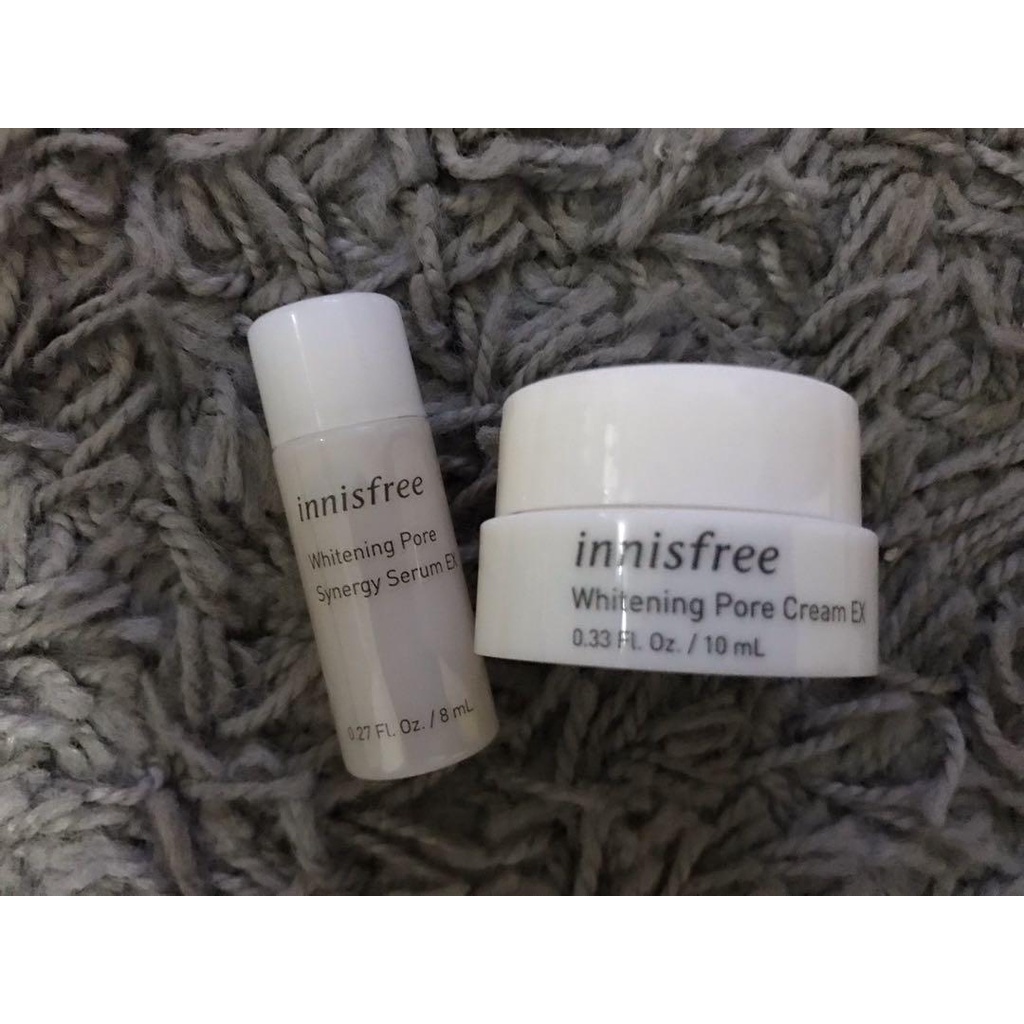 Innisfree Whitening Pore Cream EX 10ml Trial Shopee Philippines