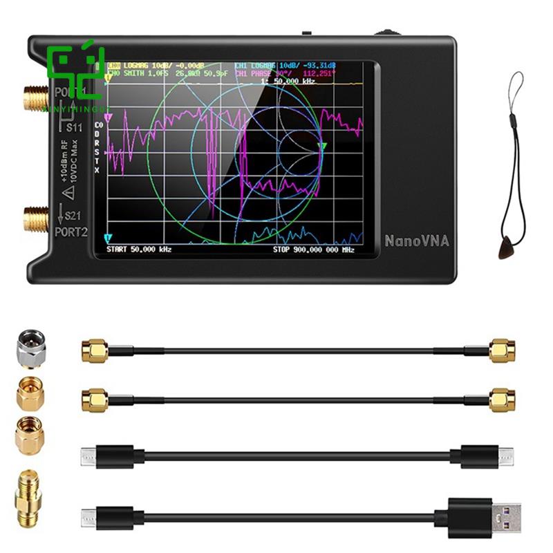 Nanovna-h Vector Network Antenna Analyzer 10khz-1.5ghz Mf Hf Vhf Uhf 