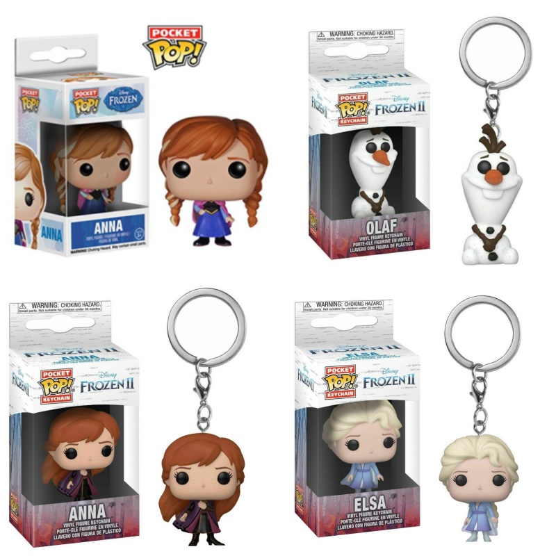 Pocket Pop! Funko Keychain Disney: Frozen 2 - Anna Elsa Olaf Action ...