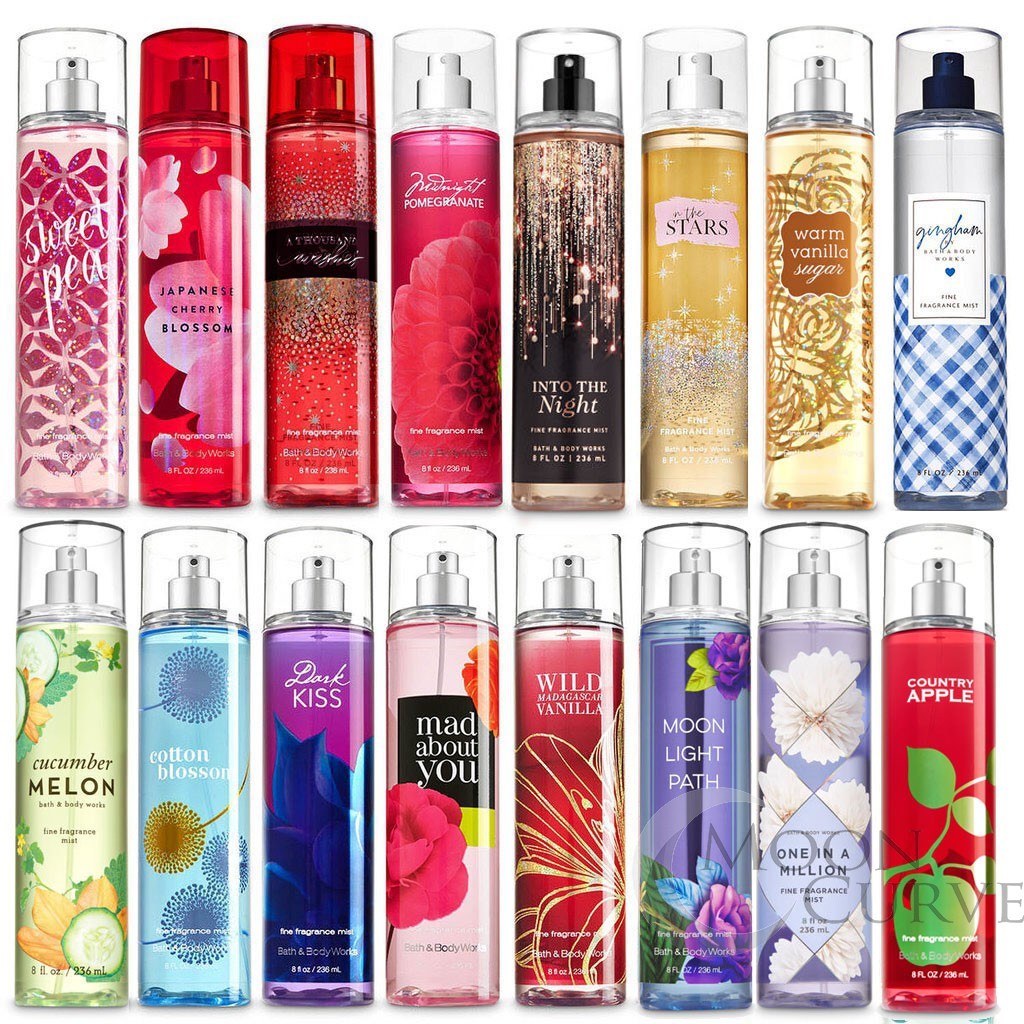 BBW Bath & Body Works Fine Fragrance Mist Pabango 236ml Dark Kiss ...