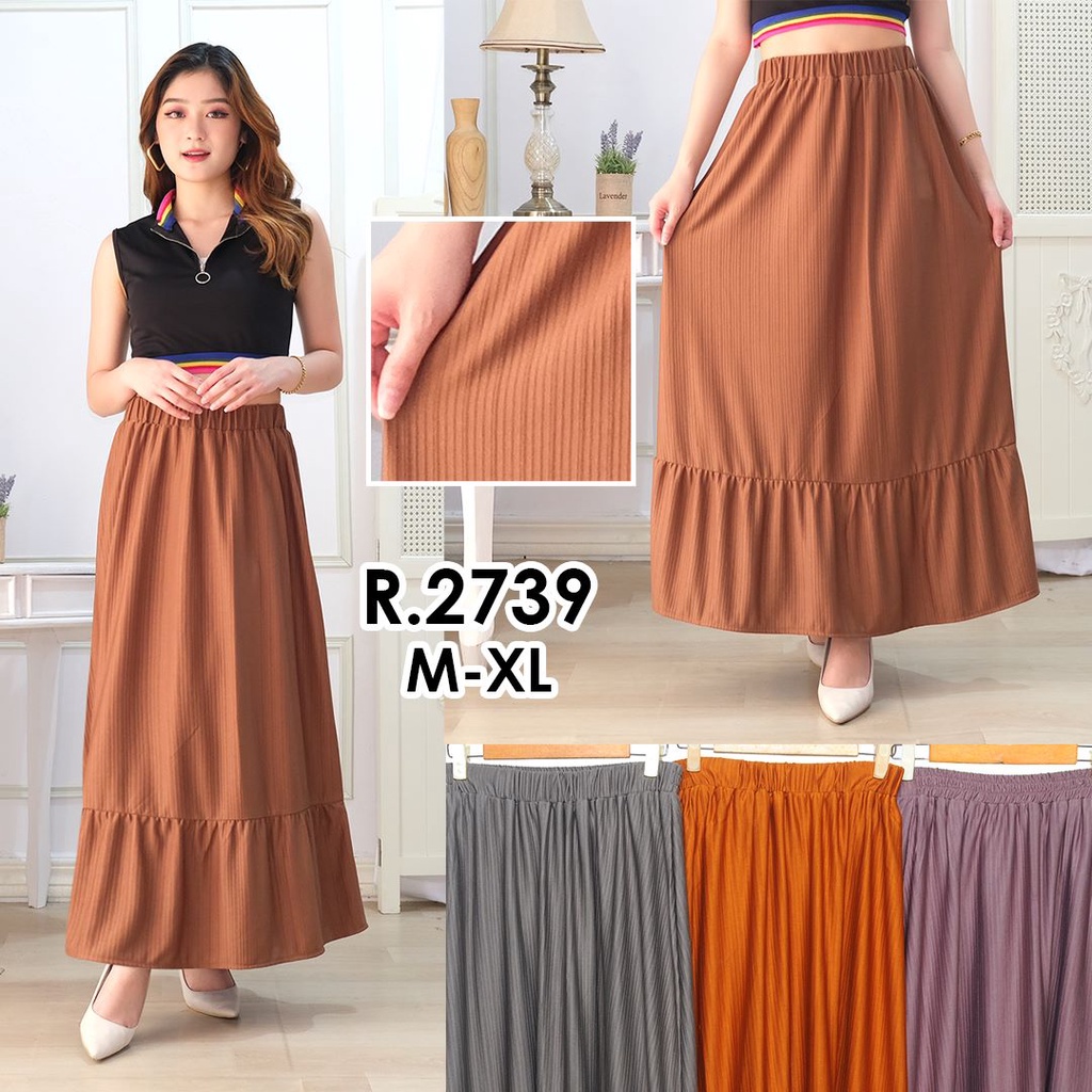 [2026 OFFICIAL] Rample Premium Silk Prisket Skirt 2739 | Shopee Philippines