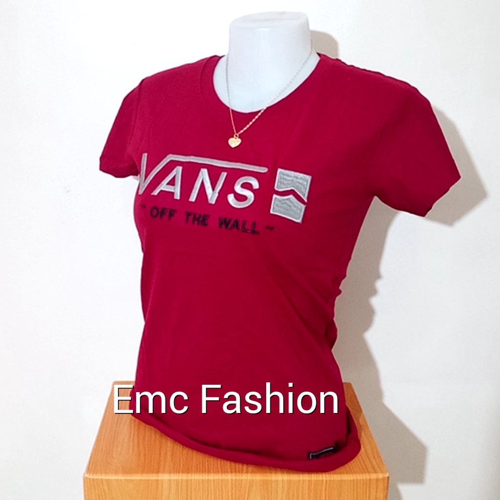 VN2660 Emc Fashion Ladies Cut Overrun Tshirt For Women Embroidered