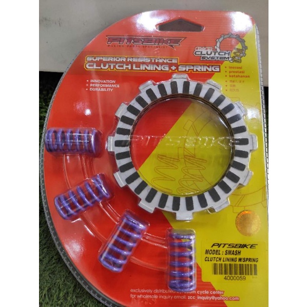 pitsbike racing clutch smash lining with spring set 110 115 new old