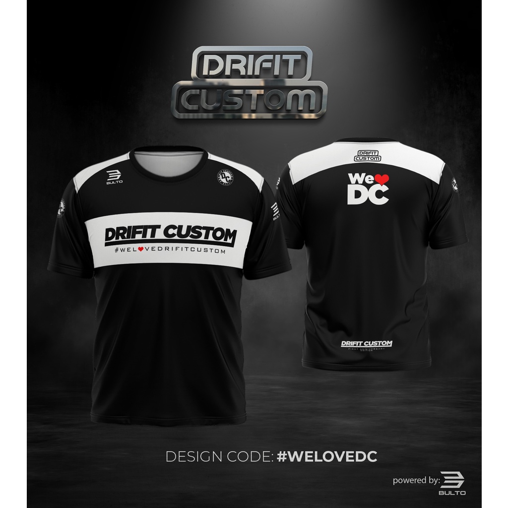 DRIFIT CUSTOM TEE WE LOVE DC