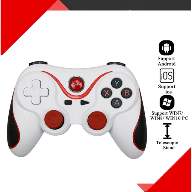 Gen Game X3 Wireless Bluetooth Gamepad Game Controller With Phone Holder Shopee Philippines 