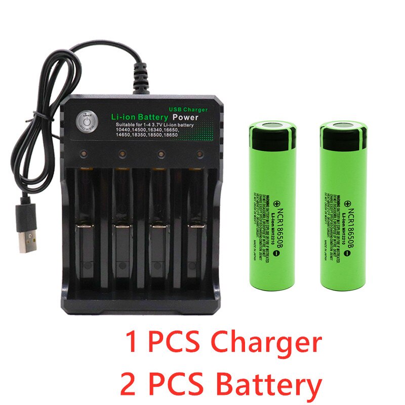 Panasonic NCR18650B 3.7V 3400mah 18650 lithium rechargeable battery ...