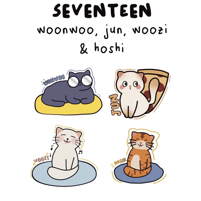 Seventeen 96 line | Waterproof Laptop Sticker: woonwoo, jun, woozi ...