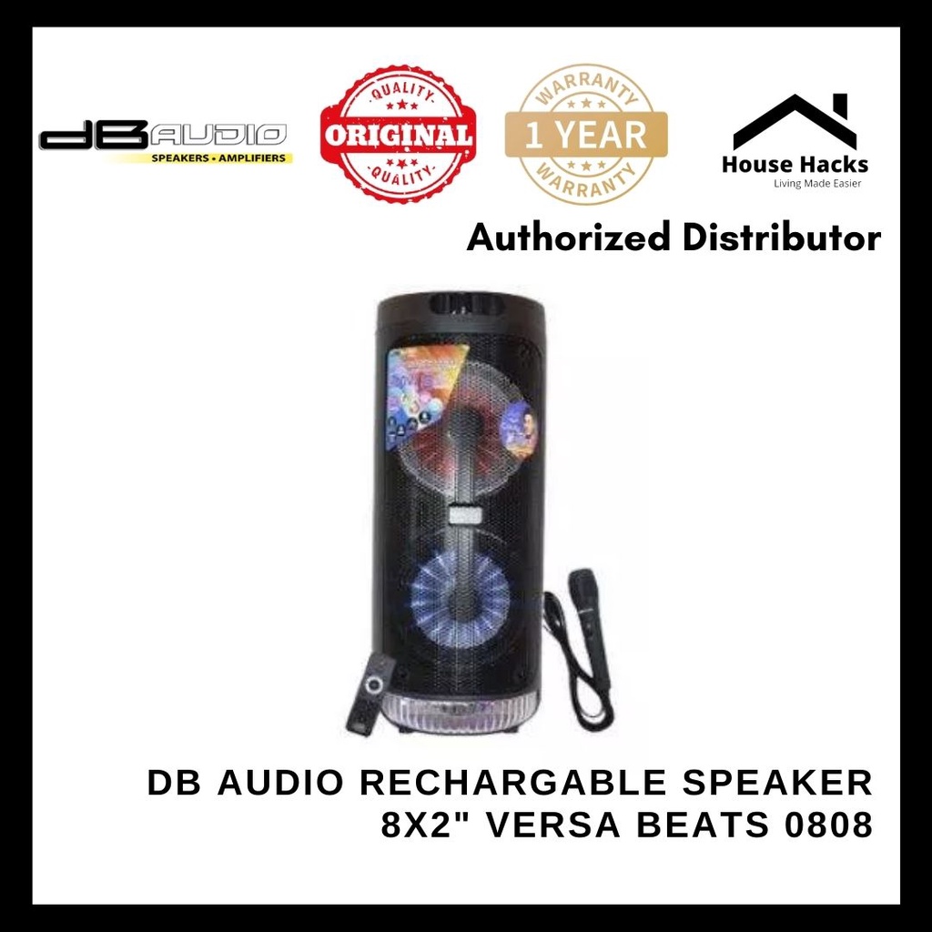 DB Audio Rechargable Speaker 8x2