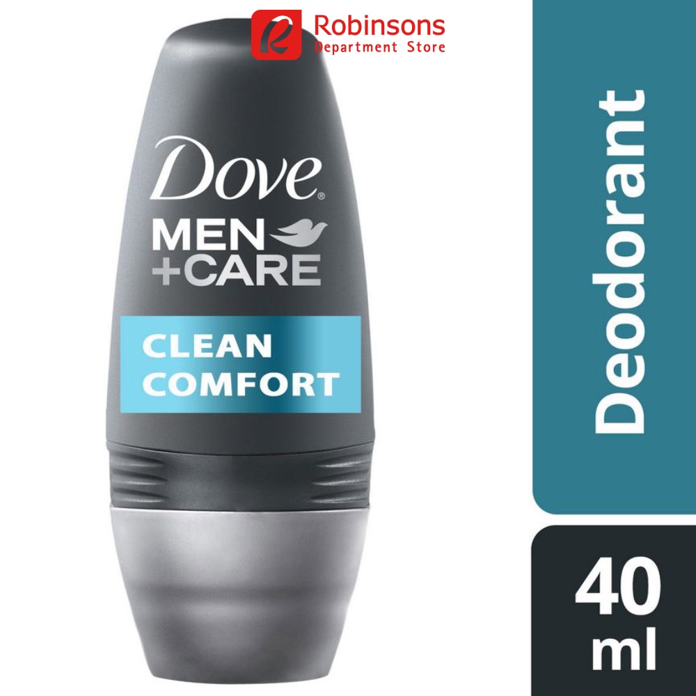 Dove Men Deodorant RollOn Clean Comfort 40ml Shopee Philippines