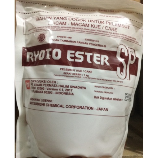 Powd Cake Softener Ryoto Ester Sp 1kg Emulsifier Cake Developer