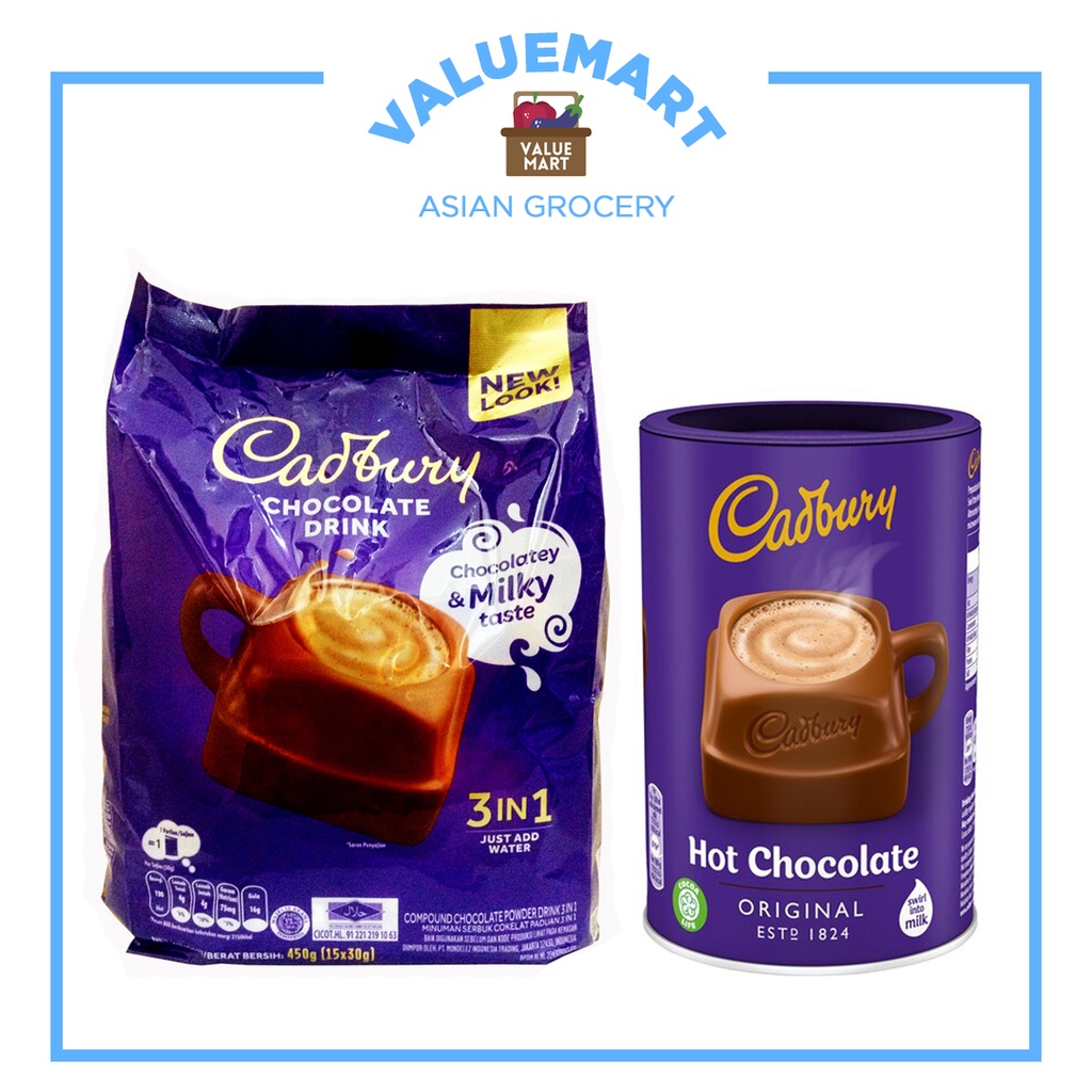 Cadbury Original Chocolate Drink Mix Swirl Into Milk Hot Chocolate Mix