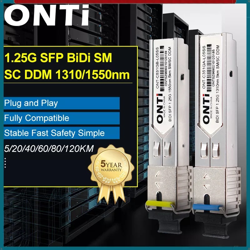 Elfcam® - Convertisseur Fibre Ethernet, Convertisseur RJ45 Gigabit