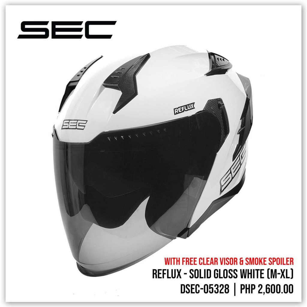 Sec half sale face helmet