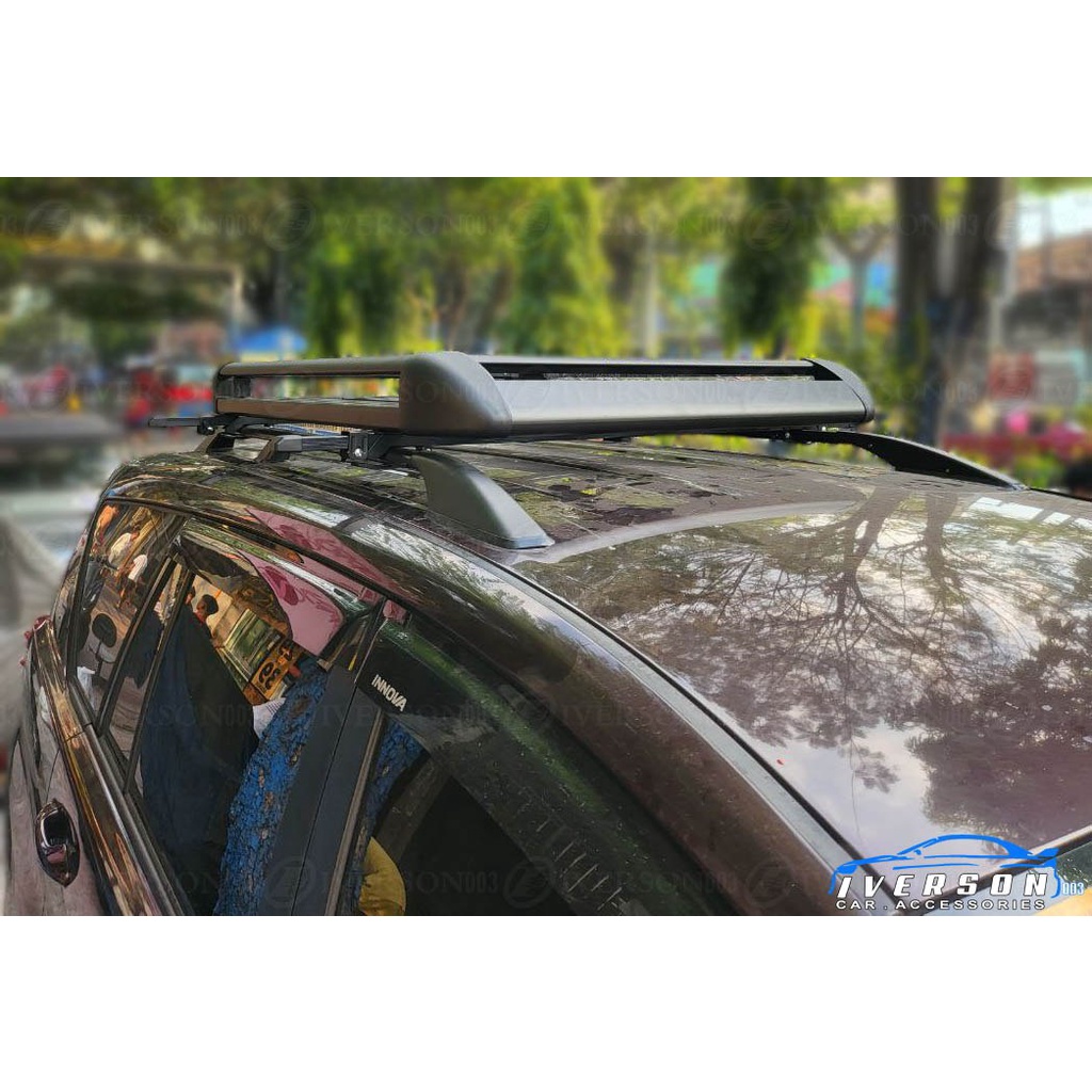 Black 38x50 Double Wall Universal Roof Rack Luggage Rack installed in ...