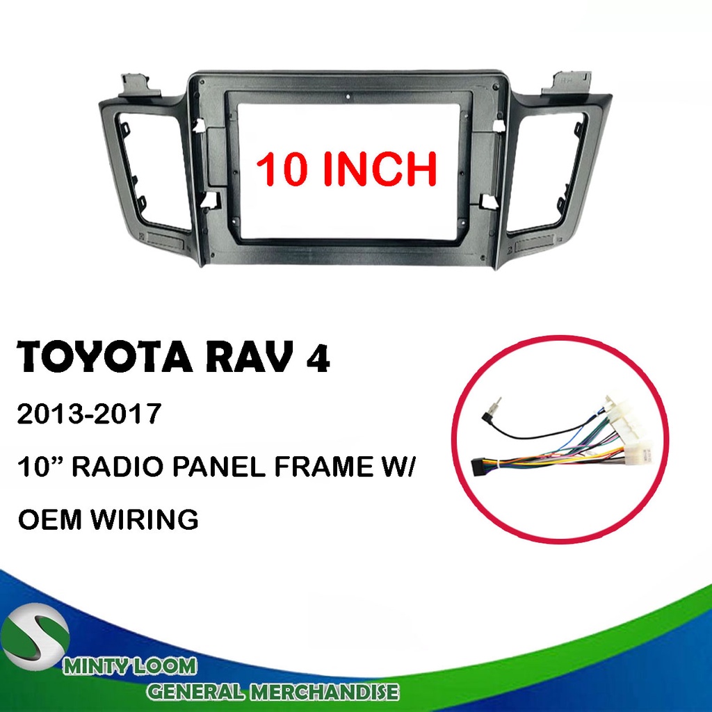 Car Fascia For Toyota Rav 4 2013-2017 Fascias Audio Fitting Adaptor ...