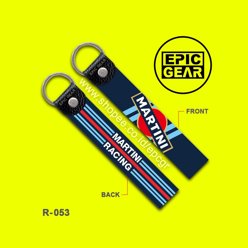 GANTUNGAN HIGH QUALITY KEYCHAIN MARTINI RACING TEAM PREMIUM KEYCHAIN ...