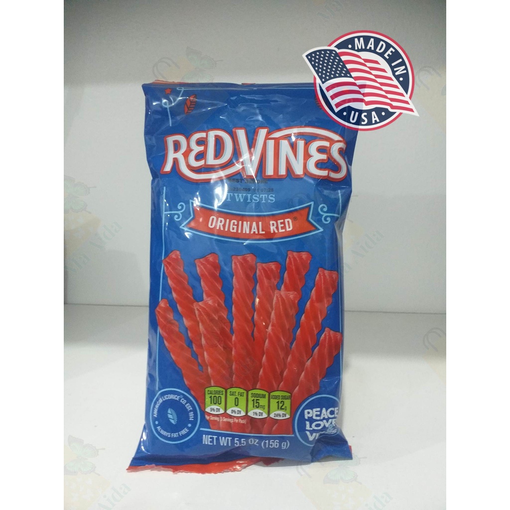 thumbnail image 2 of Red Vines Original Red Twists Candy – 14 Oz (397g) – Fresh & Chewy – Exp 04/2026 2 of 3