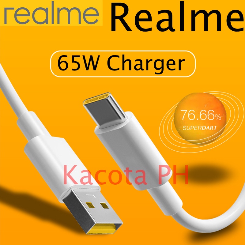 100% Original Realme Charger 5A Micro Usb/Type-C Data Line For Android ...