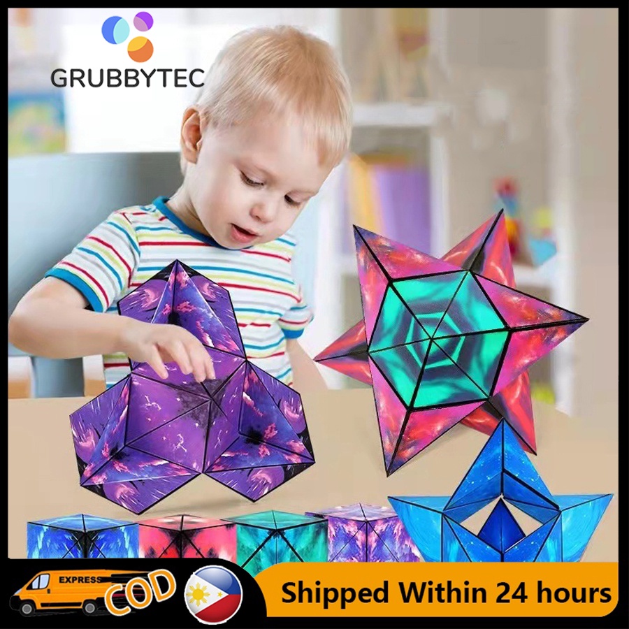 100 Original Variety Geometric Changeable Magnetic Magic Cube Anti