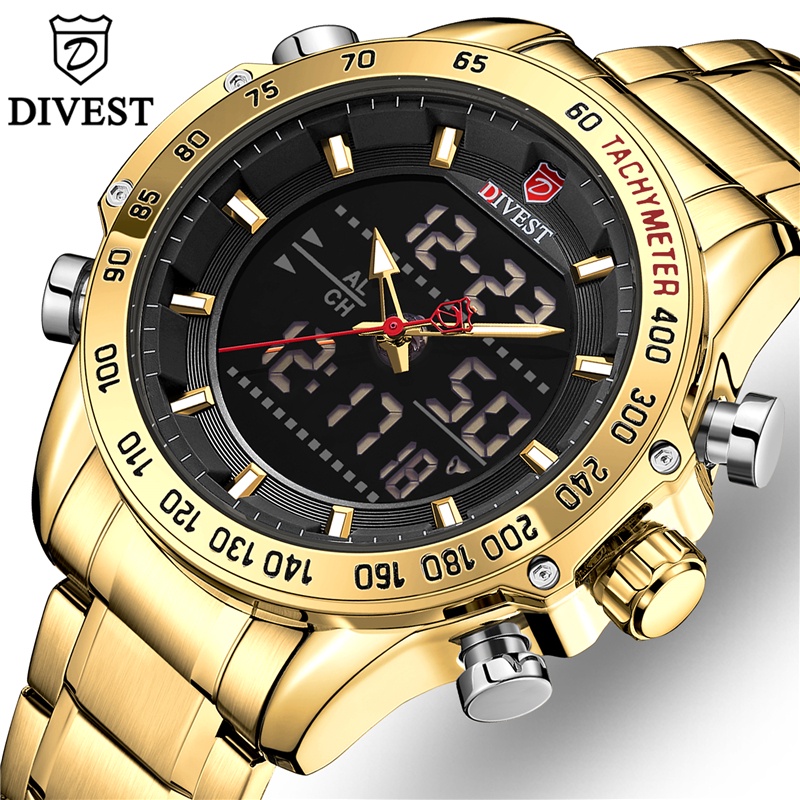 DIVEST Brand Men's Watches Original Casual Luminous Business Waterproof