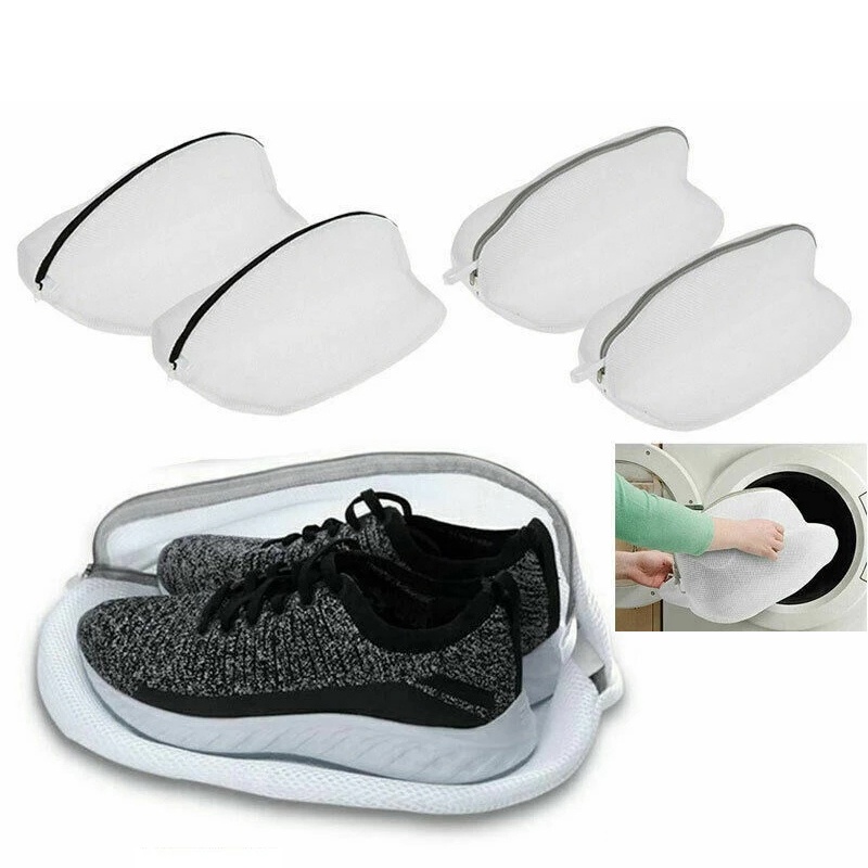 Shoe Laundry Net Bag With Zipper For Washing Machine / AntiDeformation