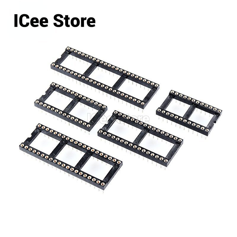 IC Socket Round Hole Pitch 2.54 6Pin 8Pin 14Pin 16Pin 18Pin 20Pin 24Pin