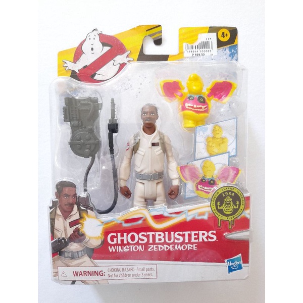 Figurine Real Ghostbusters Kenner Classics – Winston Zeddemore Avec Chomper Ghost – NEUF