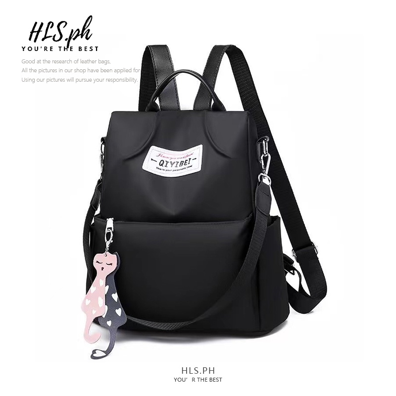 HLSKorean style Nylon WaterProof Backpack School backpack for women