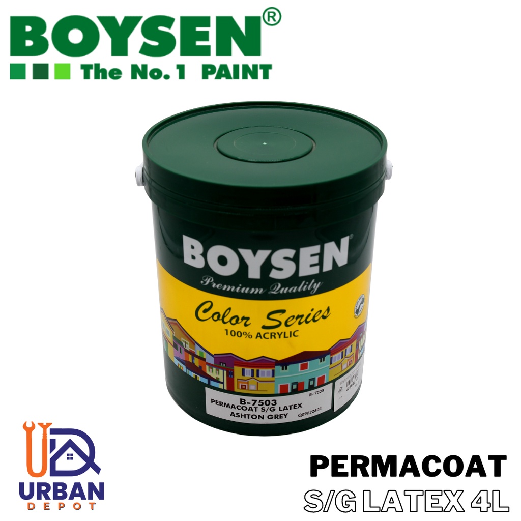 BOYSEN Permacoat S/G Latex B-7501/7502/7503/7511/7520/7521/7522/7541 ...